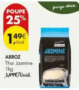 Pingo Doce Arroz Thai Jasmine promoção