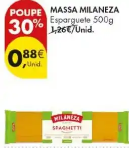 Pingo Doce Massa milaneza spaghetti promoção