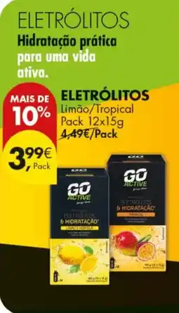 Pingo Doce Go active eletrólitos promoção