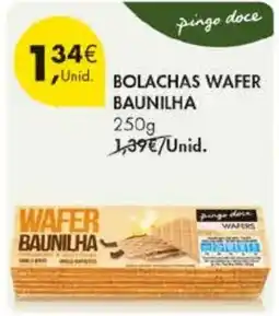Pingo Doce wafer baunilha promoção