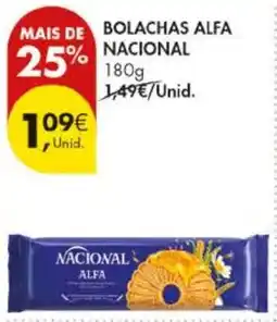 Pingo Doce Bolachas alfa nacional promoção