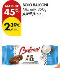 Pingo Doce Bolobalconi mix milk promoção