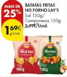 Pingo Doce Batatas fritas no forno lay's promoção