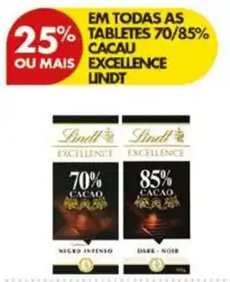 Pingo Doce Cacau excellence lindt promoção