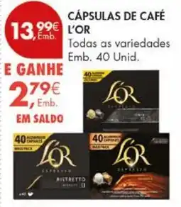 Pingo Doce Cápsulas de café l'or promoção