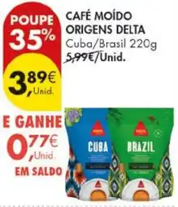 Pingo Doce Café moído origens delta promoção
