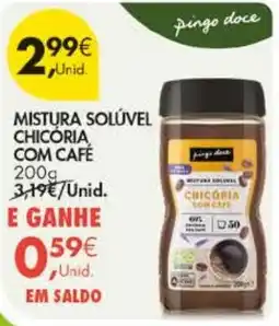 Pingo Doce Mistura solúvel chicória com café pingo doce promoção