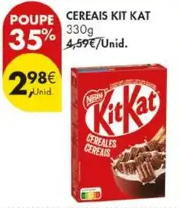 Pingo Doce Cereais kit kat promoção