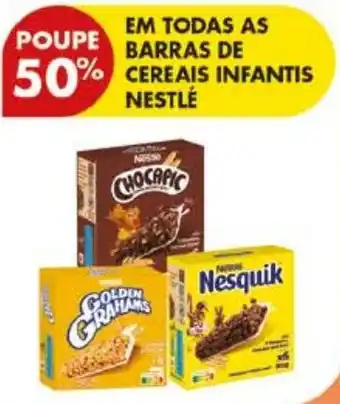 Barras de cereais infantis nestlé