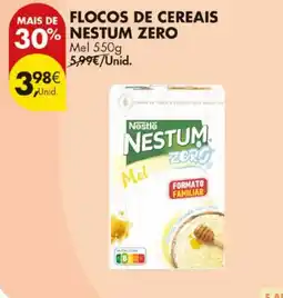 Pingo Doce Flocos de cereais nestum zero mel promoção