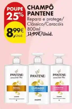 Pingo Doce Champô pantene promoção
