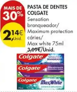 Pingo Doce Pasta de dentes colgate promoção
