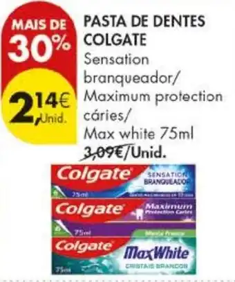 Pingo Doce Pasta de dentes colgate promoção
