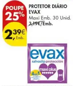 Pingo Doce protetor diário evax promoção