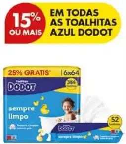 Pingo Doce toalhitas azul dodot promoção