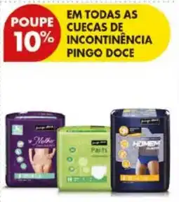 Pingo Doce Cuecas de incontinência pingo doce promoção