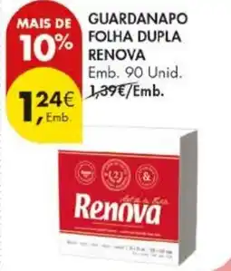 Pingo Doce Guardanapo folha dupla renova promoção