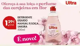 Pingo Doce Detergente líquido manual p/loica ultra sakura promoção