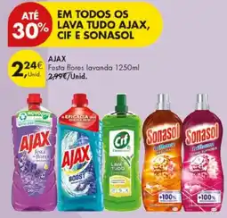 Pingo Doce Ajax festa flores lavanda promoção
