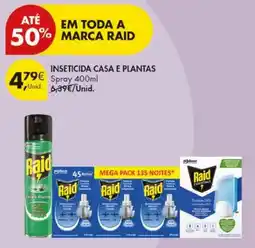 Pingo Doce inseticida casa e plantas raid promoção