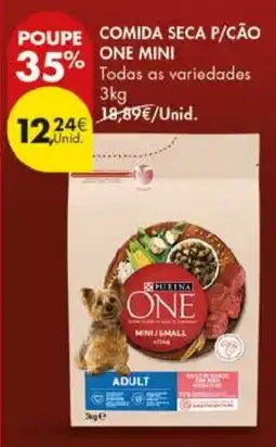 Pingo Doce Purina one mini adult promoção