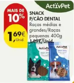 Pingo Doce Snack p/cão dental activpet promoção