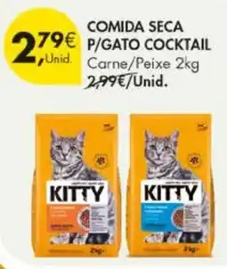 Pingo Doce Comida seca p/gato cocktail kitty promoção