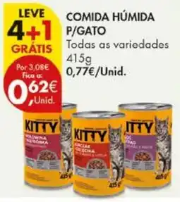 Pingo Doce Comida húmida p/gato kitty promoção