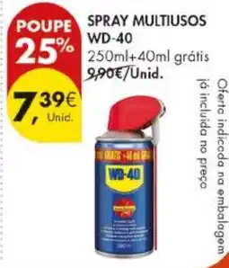 Pingo Doce spray multiusos wd-40 promoção