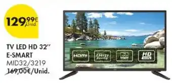 Pingo Doce tv led hd 32" e-smart promoção