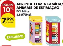 Pingo Doce aprende com a família/animais de estimação promoção