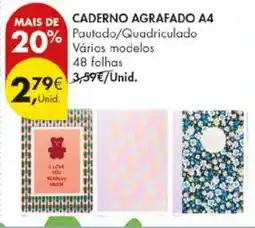 Pingo Doce caderno agrafado a4 promoção