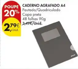 Pingo Doce caderno agrafado a4 promoção