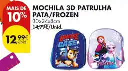 Pingo Doce Mochila 3d patrulha pata/frozen promoção