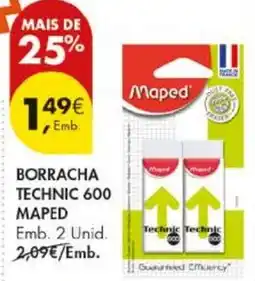 Pingo Doce borracha technic 600 maped promoção
