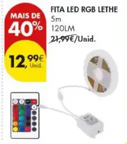 Pingo Doce fita led rgb lethe promoção