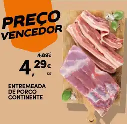 Continente Entremeada de porco continente promoção