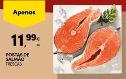 Continente Postas de salmão frescas promoção