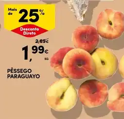 Continente Pêssego Paraguayo promoção
