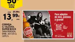 Continente Cerveja c/ álcool super bock promoção