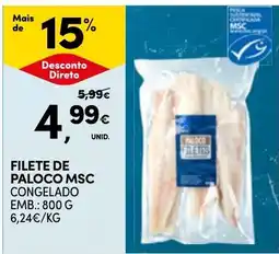 Continente Filete de paloco msc promoção