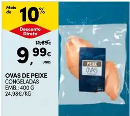 Continente ovas de peixe promoção