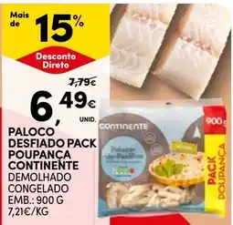 Continente Paloco desfiado pack poupança continente promoção