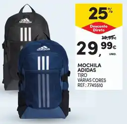 Continente Mochila adidas tiro promoção