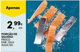 Continente Porção de salmão fresco promoção