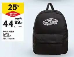 Continente Mochila vans classic promoção