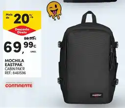 Continente Mochila eastpak cabin pak'r promoção