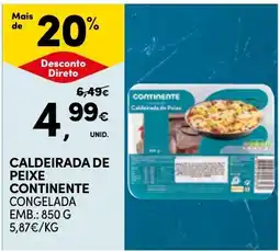 Continente Caldeirada de peixe continente promoção