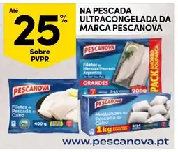Continente Filetes de Pescada Cabo Pescanova promoção