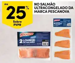 Continente Salmão ultracongelado da marca pescanova promoção
